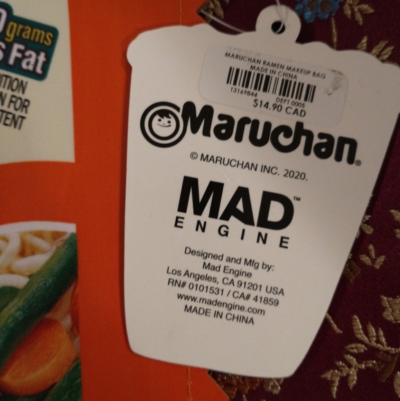 Insta-Noodle Pencil/Makeup/Coin Pouch - Picture 3 of 9